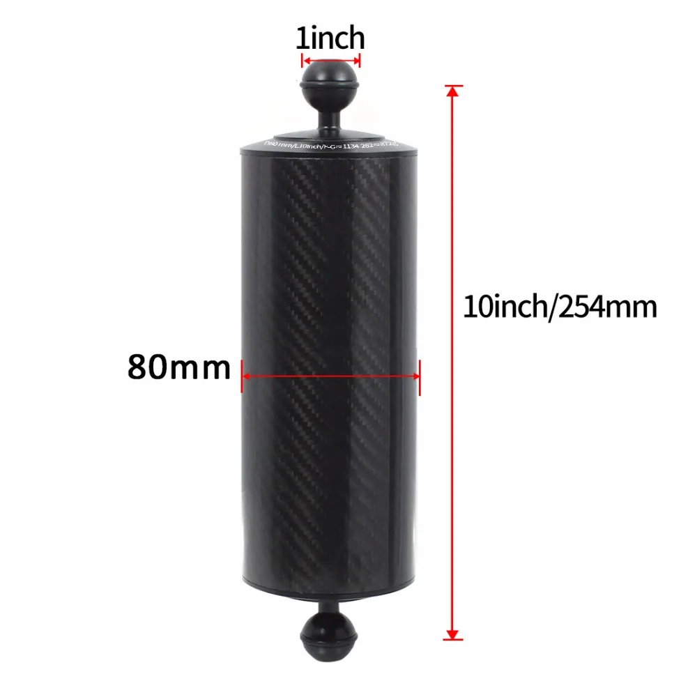 Tauchen DSLR Kamera käfig Dual Handheld Tray Halterung Buttery Clip Kohle faser Verlängerung sarm schwimmende Stativ halterung für Gopro 13 – Detail 25