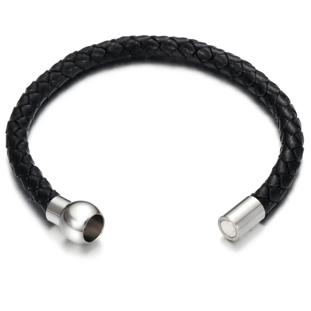 Stainless Steel Magnetic Clasp Leather Cord Clasps Bracelet Strong Magnet Buckle DIY Components Jewelry Making Accessories