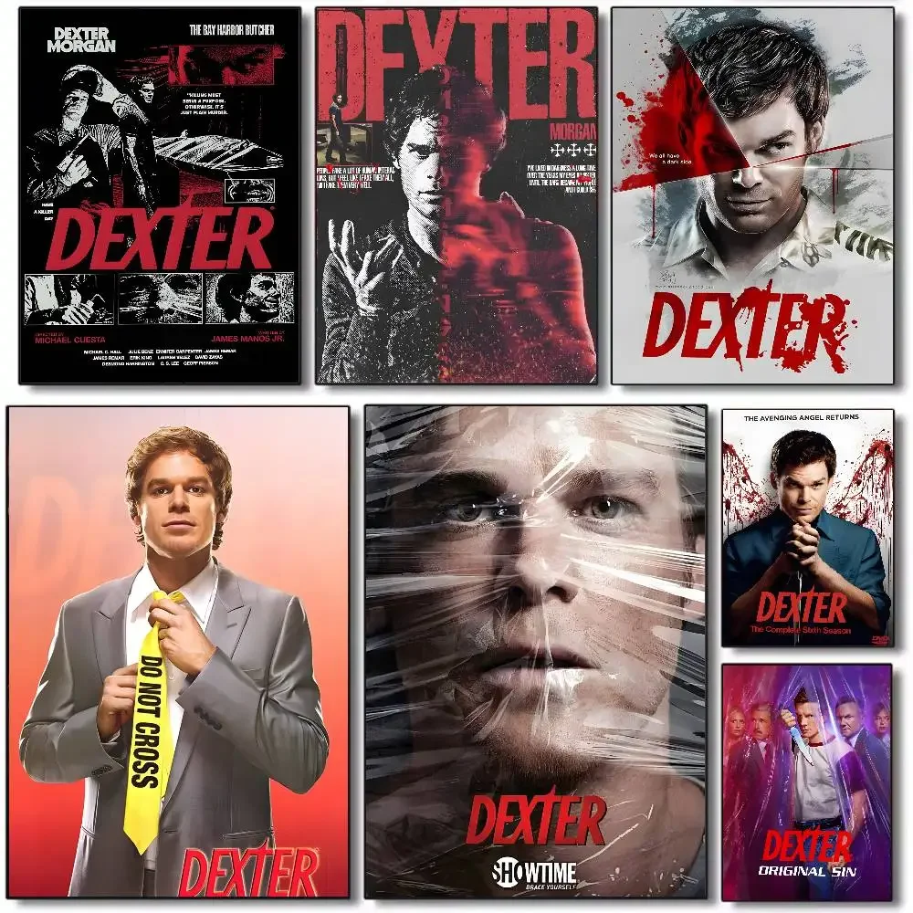 Dexter Michael C.Hall TV poster art HD canvas advanced aesthetic Printing Paper Wall Art for Living Room Home Decor