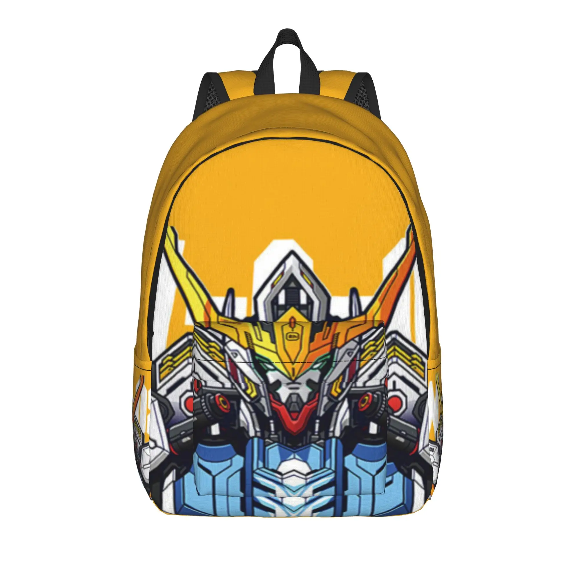 

Gundam Knapsack Back to school season Yellow Kawaii Backpack