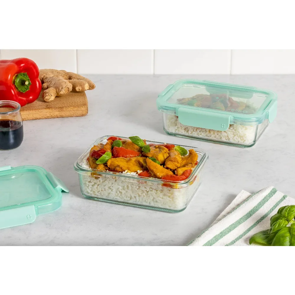 

Ello 3.4 Cup Duraglass Glass Containers and Plastic Locking Lids, Set of 2