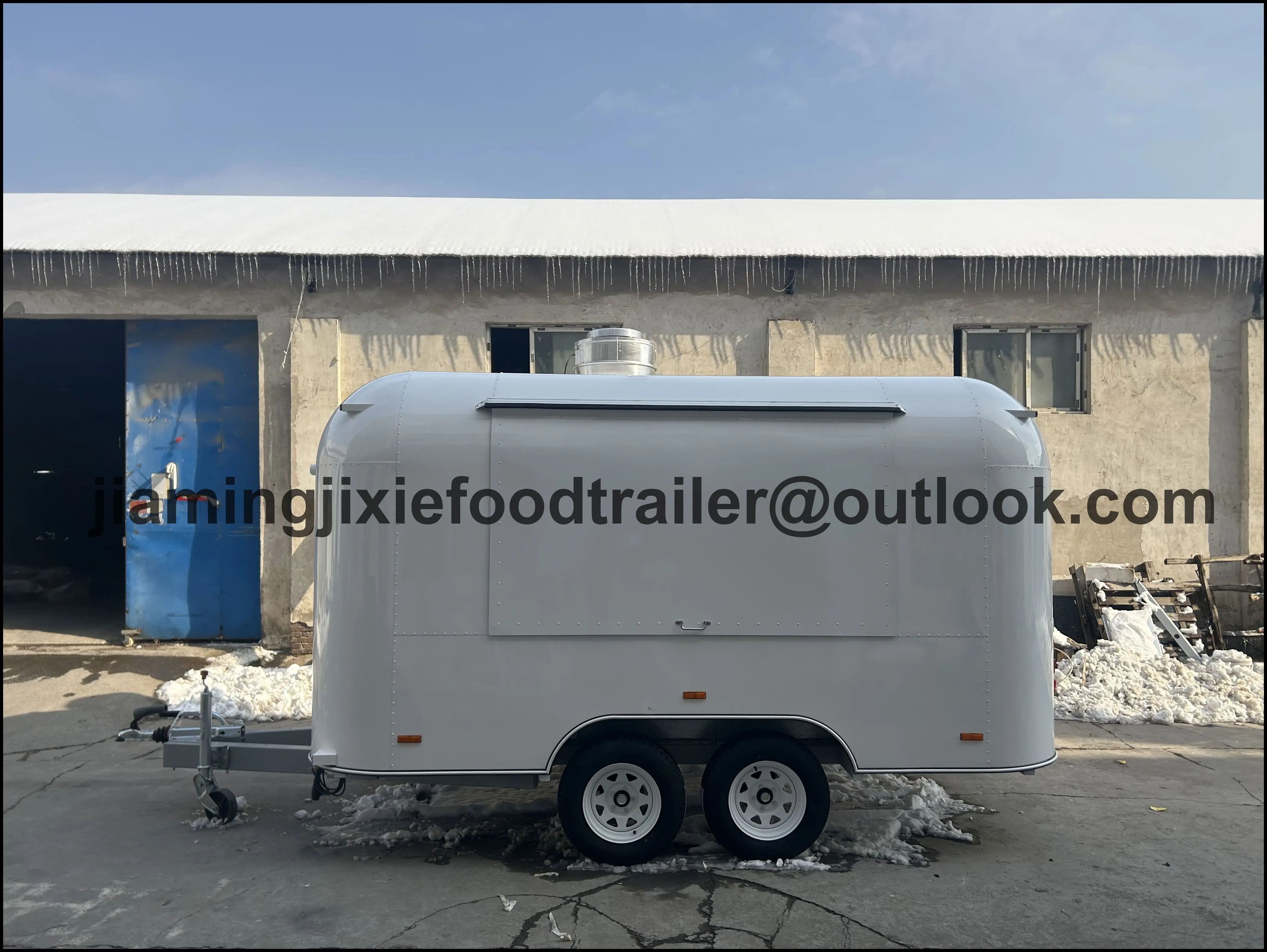 

Mobile Bar Trailer Fast Food Trailers Fully Equipped USA Standards Mobile Remorque Donuts Food Truck for Sale