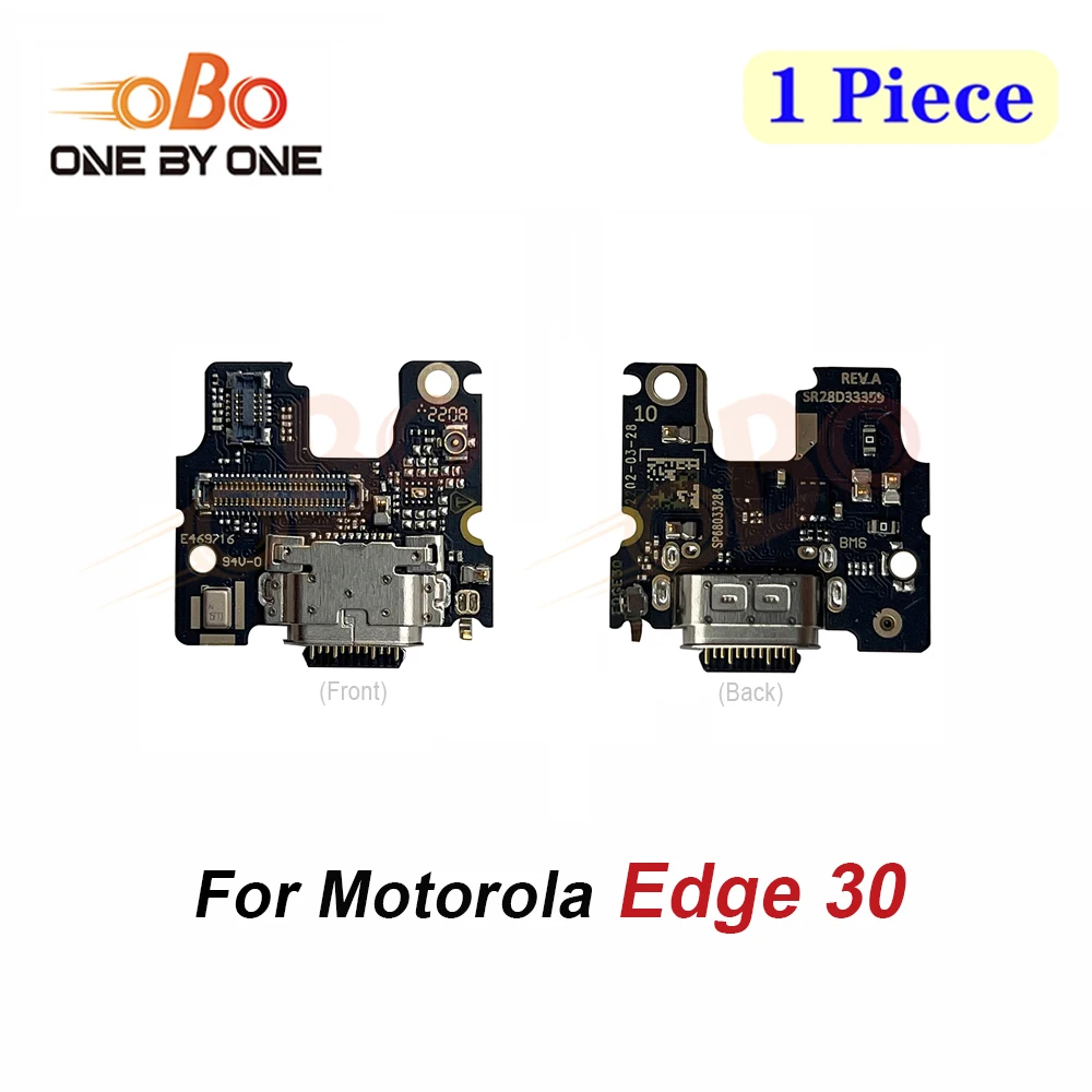 USB Charging Dock Board For Motorola Edge 30 Ultra Fusion 40 Neo Pro Charger Port Jack Plug Connector Flex Cable Repair (1PC)