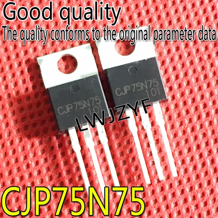 (1Pieces) New  original large chip  CJP75N75 75N75 TO-220 MOSFET Fast shipping