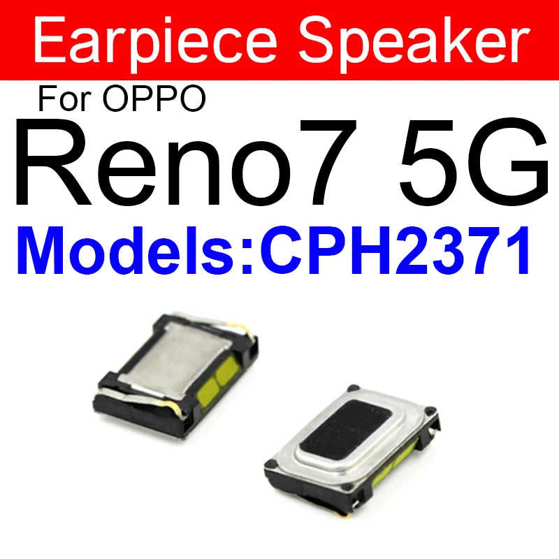 Earpiece Speaker For OPPO Reno 5 6 7 Pro Plus 5Lite 7Lite 5F 5K 5Z 7Z 7Se 5G Top Earpiece  Sound Earpiece Speaker Flex Cable