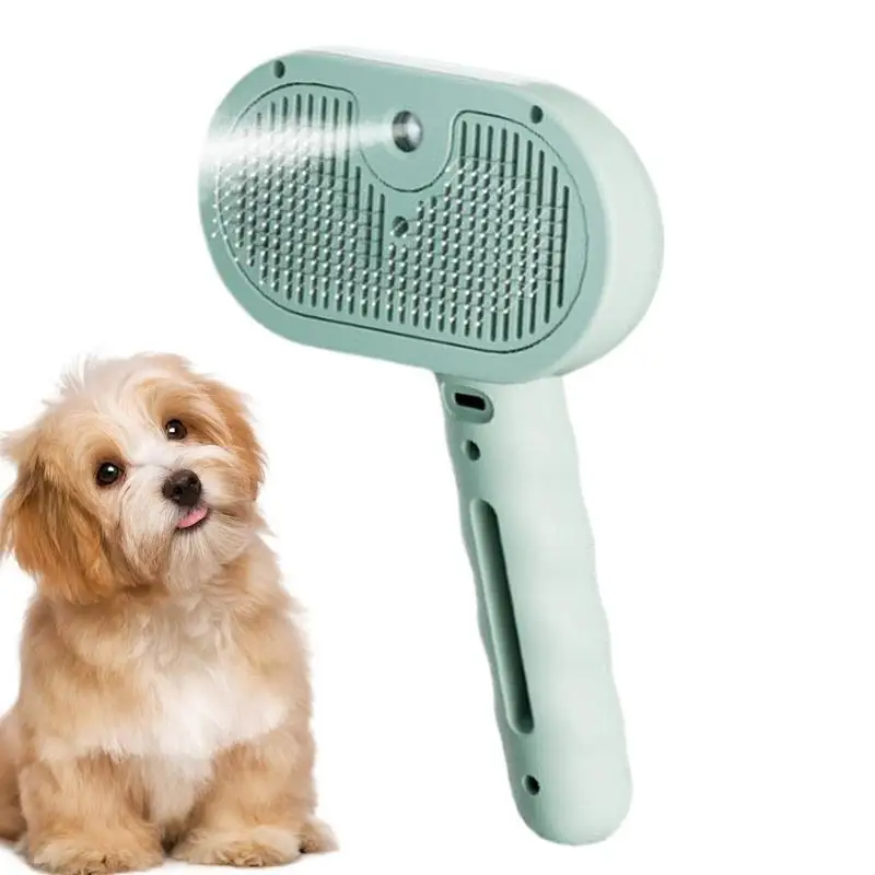 

Cat Steam Brush Cleaning Comb For Dogs Dog Hair Cleaning Brush Pet Hair Removal Brush For Dogs Cats Massaging Cat Comb