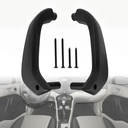Car Interior Left&Right Door Pull Handle Black ABS Plastic Car Accessories For Ford Fiesta 2011-2020 D2BB-A23943-CA35B8