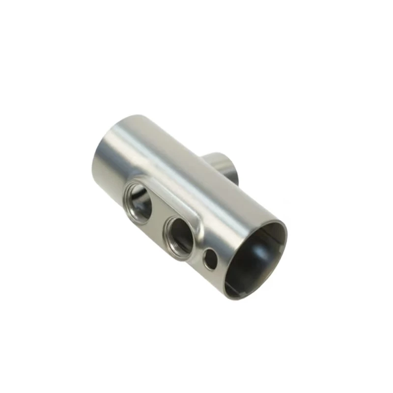 CNC Machining Factory Custom CNC Machined Aluminum Alloy Parts Production Services Stainless Steel Porous Tubular Fittings