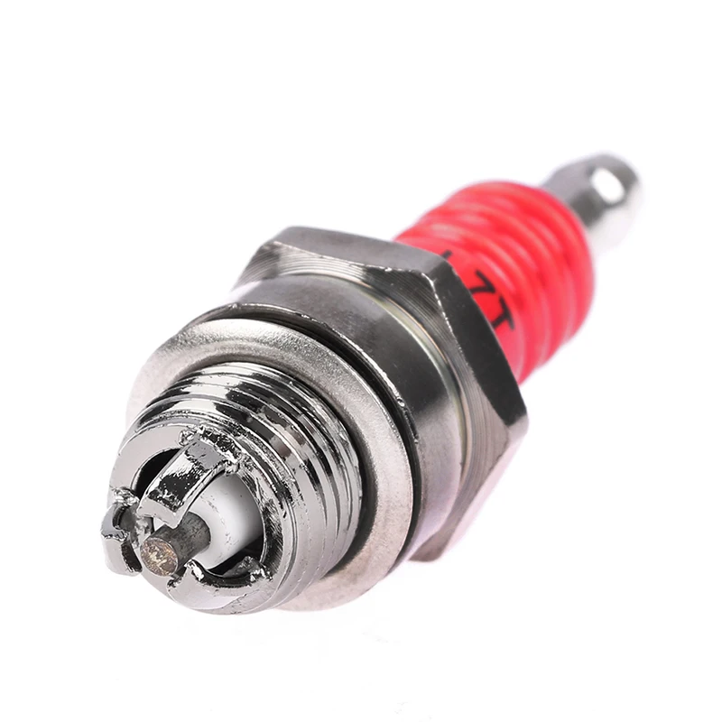 1Pc Three-sided Pole Spark Plug L7TJC for Gasoline Chainsaw and Brush Cutter New Garden Machinery Lawn Mower Accessories