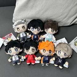 10cm Mini Haikyuu peluche pallavolo bambola di pezza Hinata Shoyo Tobio Kageyama Yu Nishinoya peluche ciondolo portachiavi giocattolo per regalo