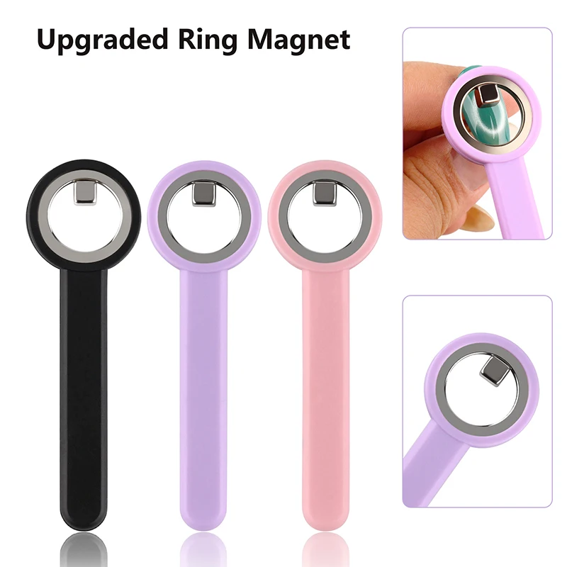 Nowy Okrągły Magnes do Paznokci Kocie Oko, Mocny Magnes do Efektu Czarnej Dziury, Narzędzie do Żelu do Paznokci, DIY Magnetyczny Pomocnik do Paznokci, Projekt Manicure — 2