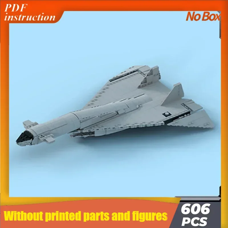 

Moc Building Bricks Military Fighter Model XB-70 Valkyrie Bomber Technology Modular Blocks Gift Toys DIY Sets AssemblyChristmas