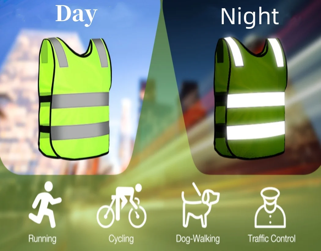 Reflective Vest for Children Child Safety Visibility Vest Kids Safety Clothing for Running Walking