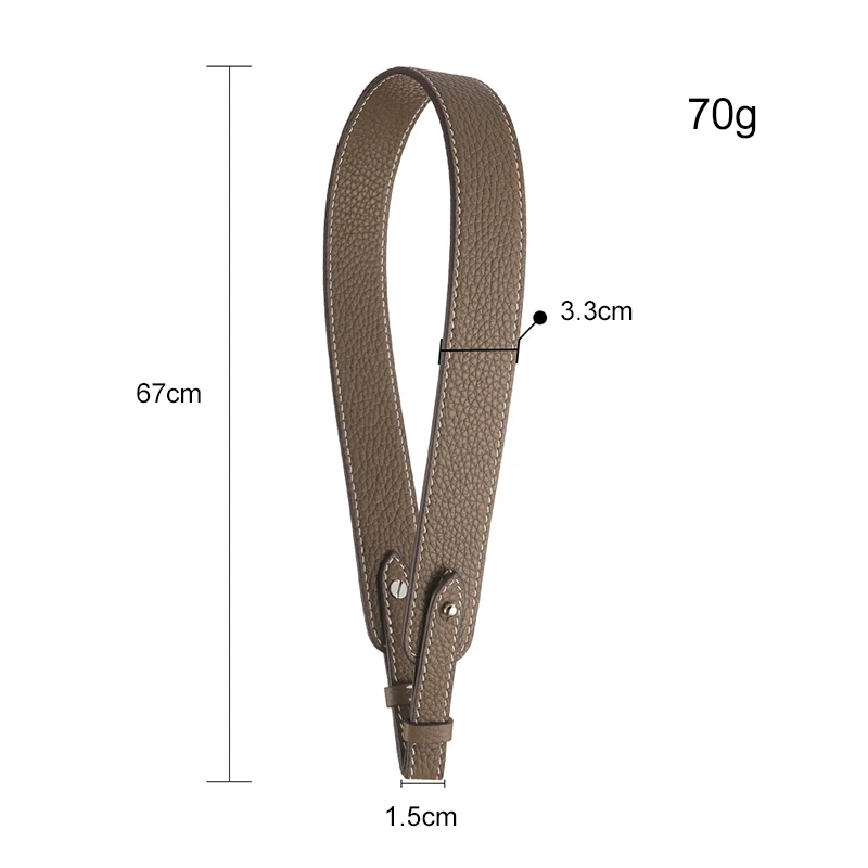 Genuine Leather Bag Shoulder Strap Replacement Crossbody Straps Cowhide Handbag Handle Belt for Customized DIY Bag Accessories