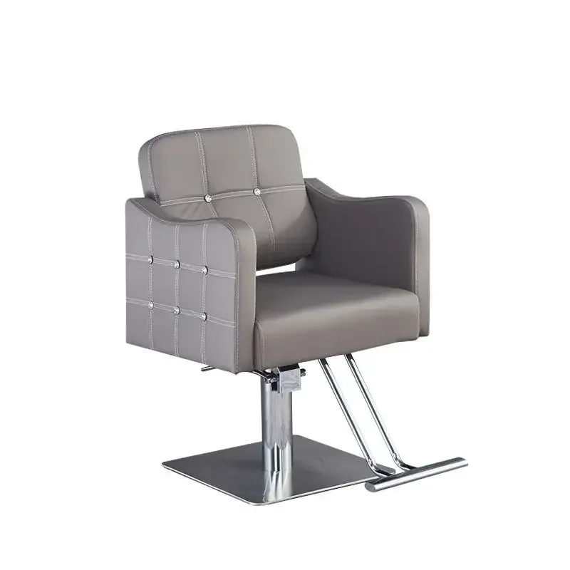 Sillín cosmético nórdico, silla de peluquero, barbería, belleza, corte de pelo, muebles reclinables ajustables