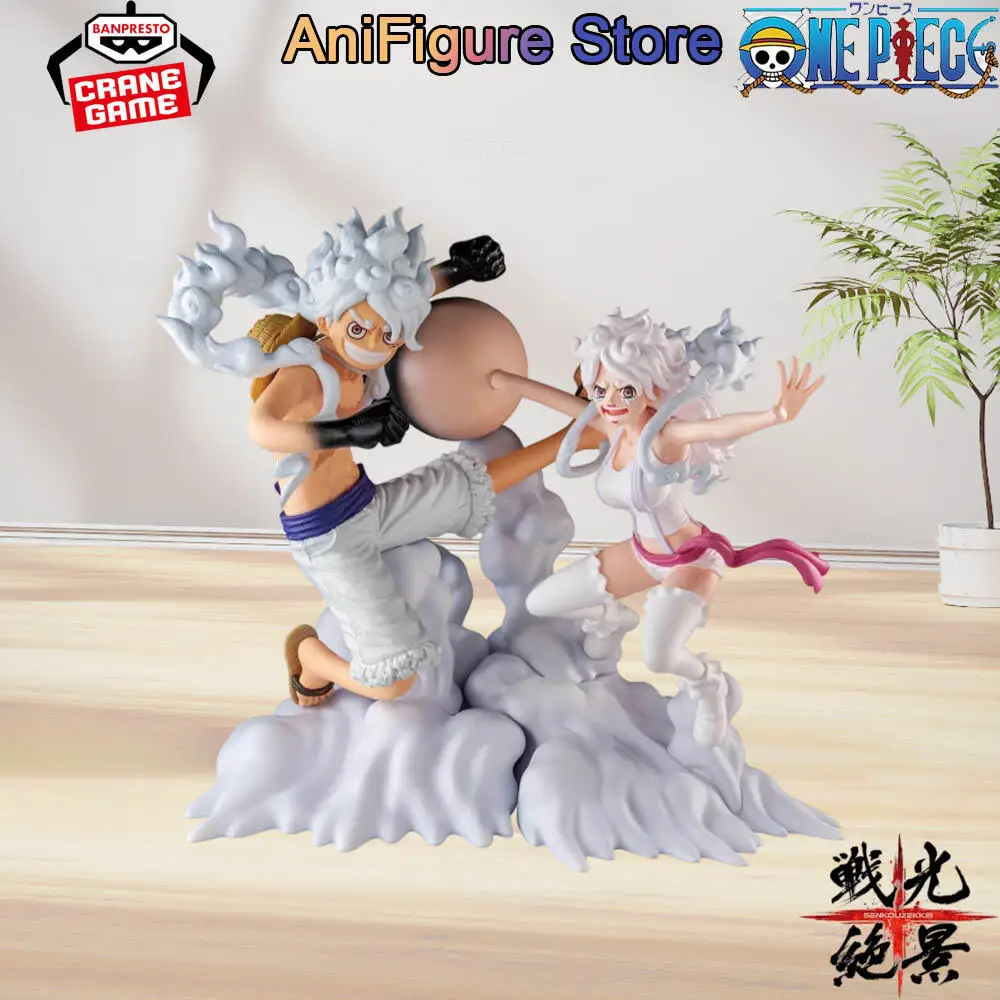 Genuine In Stock Banpresto Senkou Zekkei ONE PICE Jewelry Bonney MONKEY.D.LUFFY Figure Anime Model Toy Collectible
