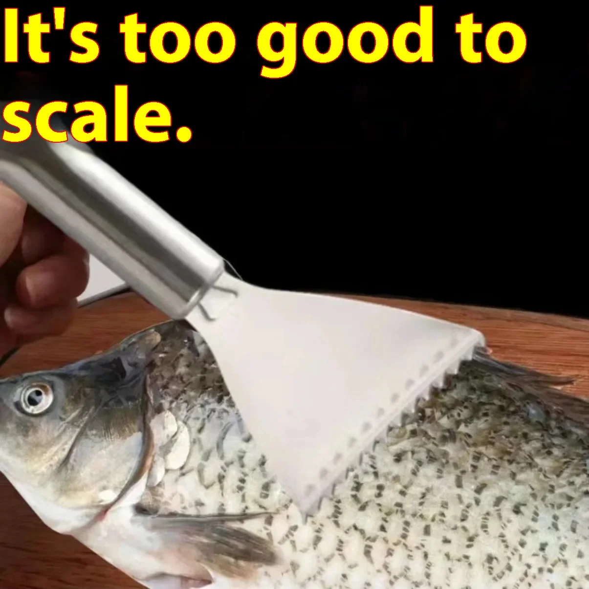 

Net Red Stainless Steel Planing Tool Kitchen Household Fish Scaler Manual Fish Knife Kitchen Scaling Small Tools