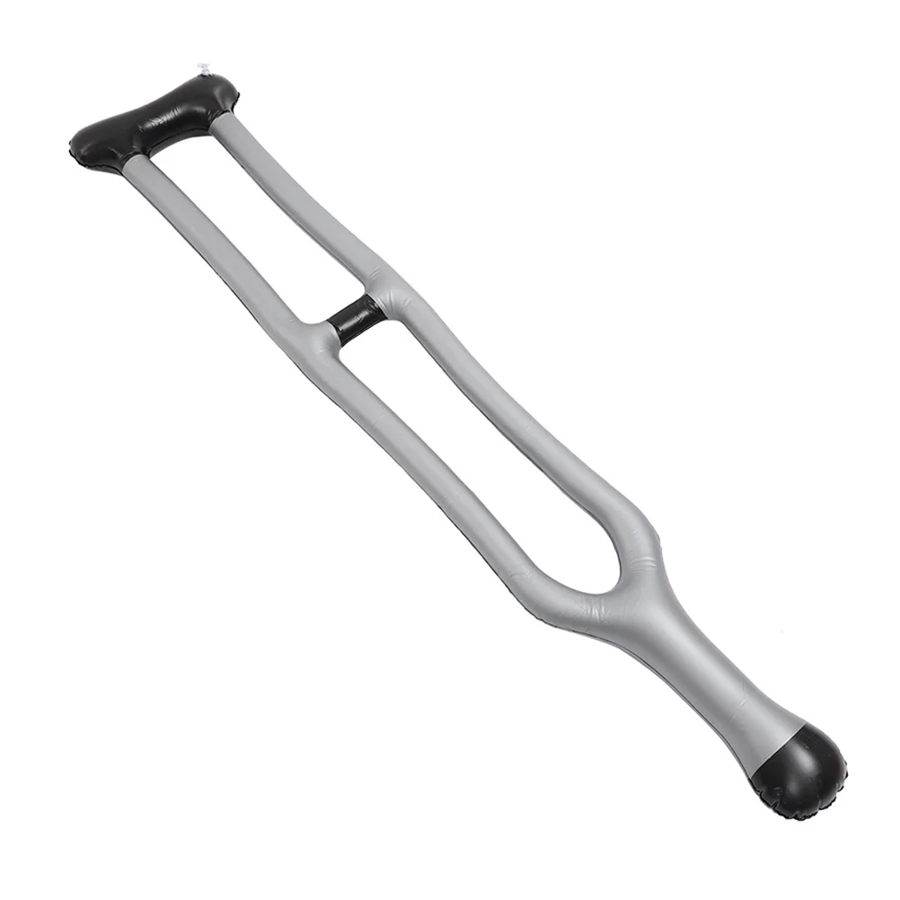 PVC Inflatable Realistic Cane Walking Stick Simulation Prop for Halloween Costume Party Performance Old Man Accessories