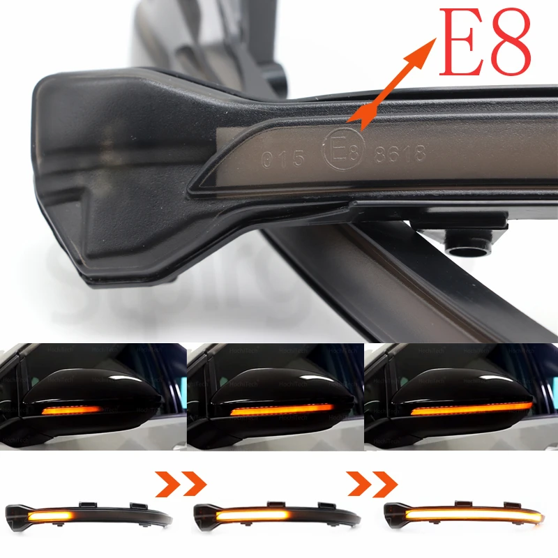 For VW Golf 7 VII MK7.5 JETTA MK7 Touran Dynamic Turn Signal LED Side Wing Rearview Mirror Indicator Blinker Sequential Light