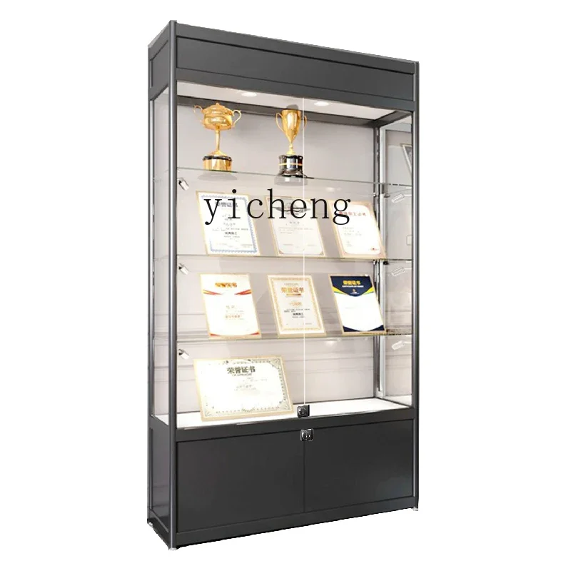 u3 Certificate of Honor Display Cabinet Trophy Medal Points Display Office Sample Display Cabinet