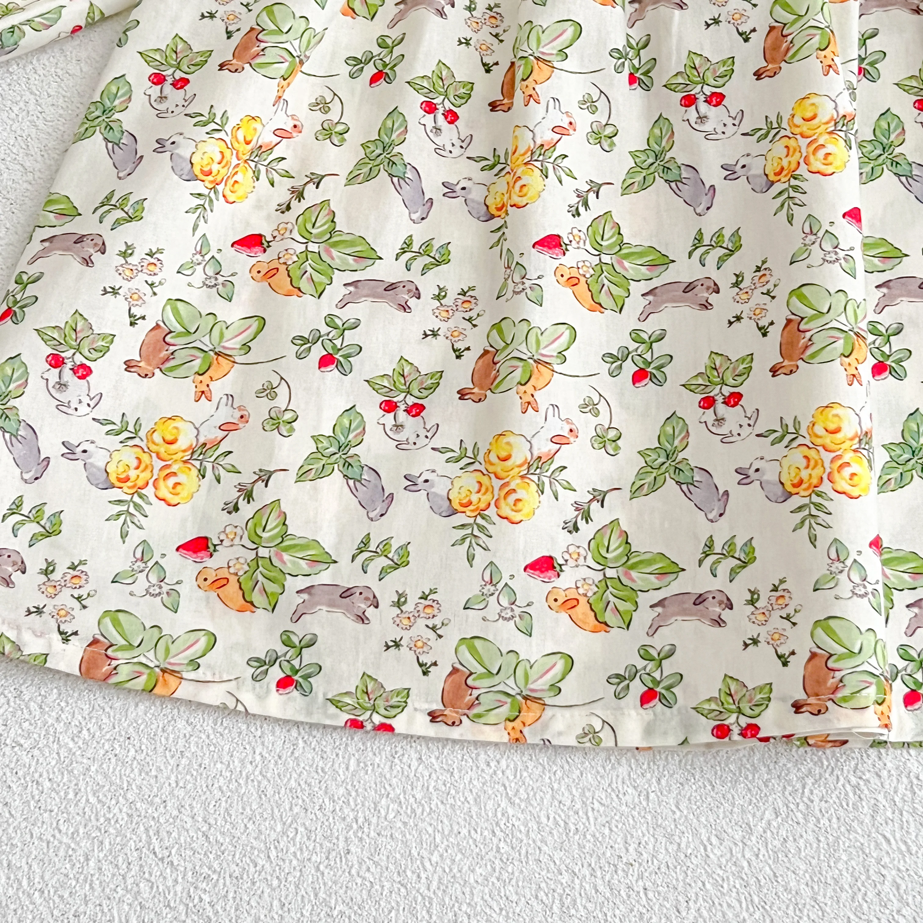 Familien look Frühling Blumen kleid Baby Mädchen bestickt Pandora Kragen Baumwoll kleid Baby Mädchen Blumen Bodysuit Schwestern Look Kleidung – Detail 19
