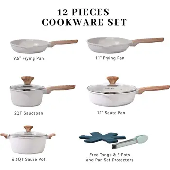 12 best sales Conjunto de utensílios de cozinha em granito - №8