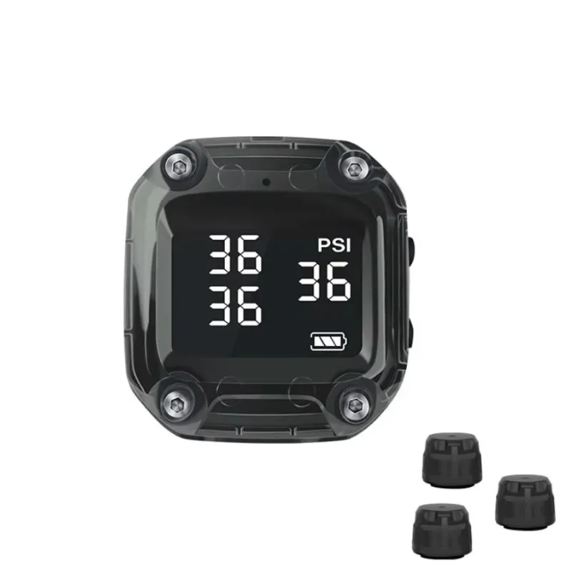 Three-wheeled motorcycle tire pressure  wireless tire pressure detector for vehicles