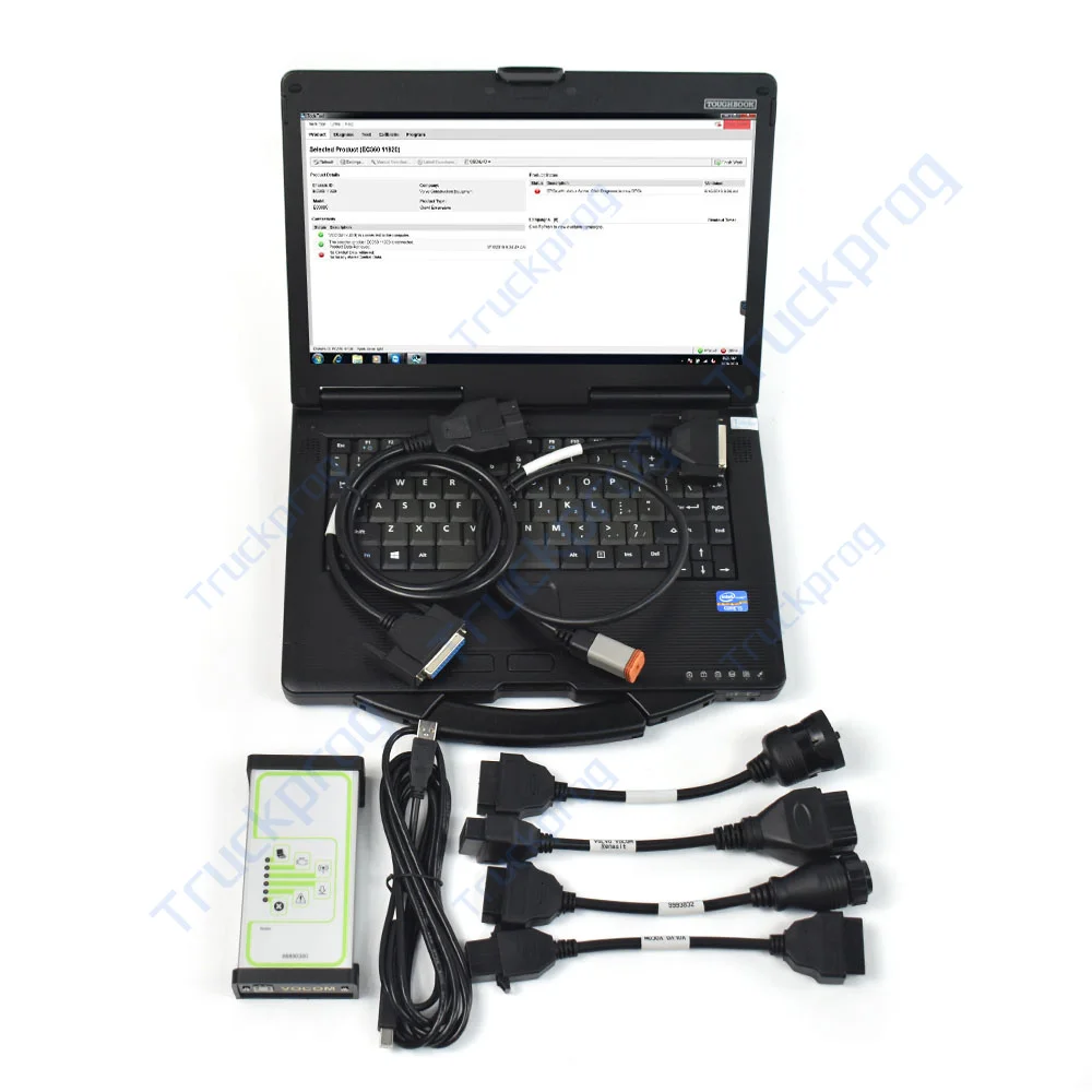 CF53 Laptop for vocom y1 VOCOM 88890300 Interface diagnosis tool for Mack Truck Excavator Construction Equipment Diagnostic Kit