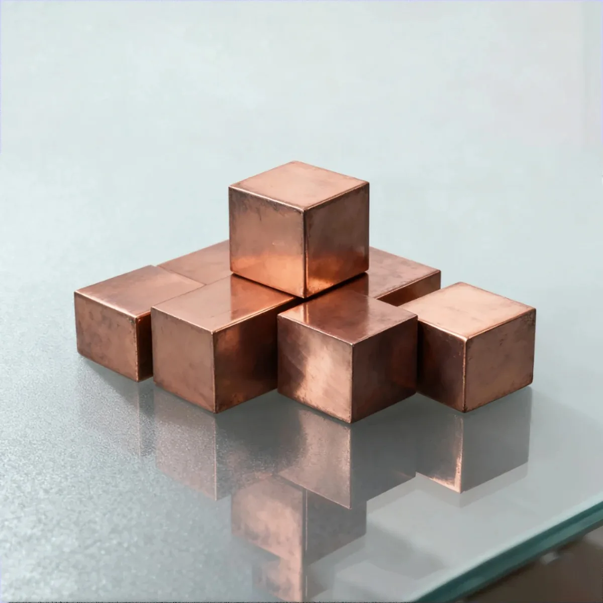 Pure Red Copper Block - Solid Square Copper Plate Strip Flat Bar Busbar Square Rod Sheet