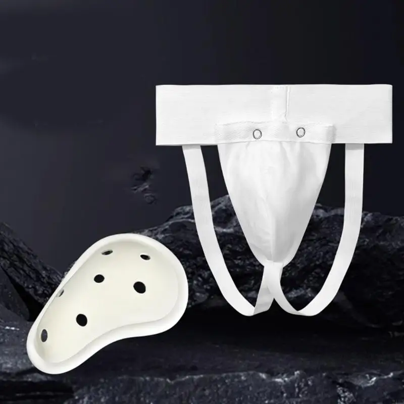 Guardia ingle absorción choque para hombres boxeo boxeo entrenando protectores abdominales protectores ingle