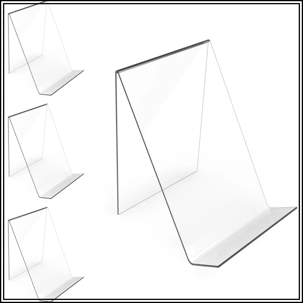 6 Inch Clear Acrylic Display Stands Pack of Four
