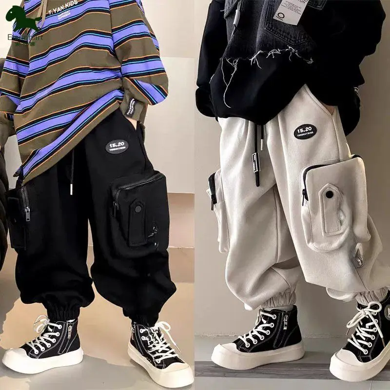 

Fashion Harem Pants Winter Autumn Kids Sport Pants Plus Velvet Children Trousers Hildren Boys Girls Toddlers Thick Streetwear