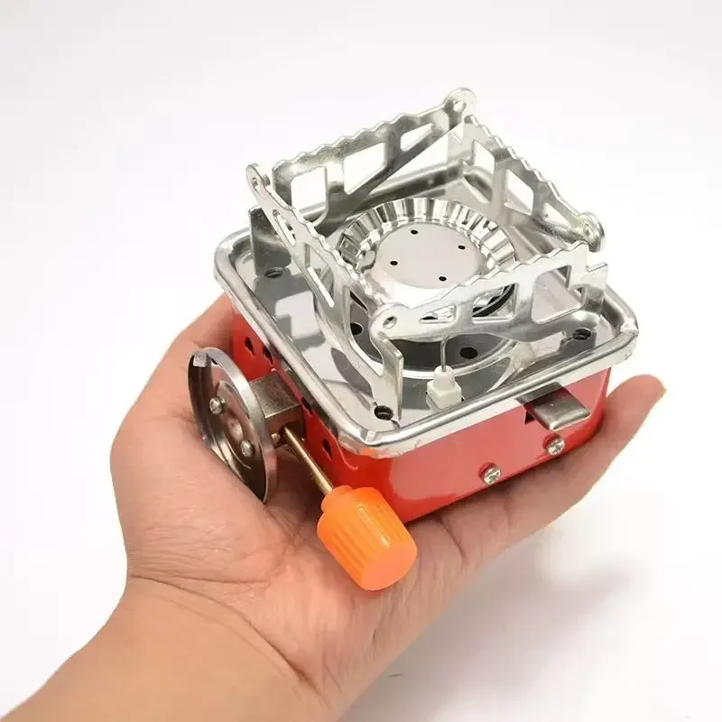 1pc camping gas stove mini big power heater outdoor tourist burner cooker portable picnic cookware barbecue