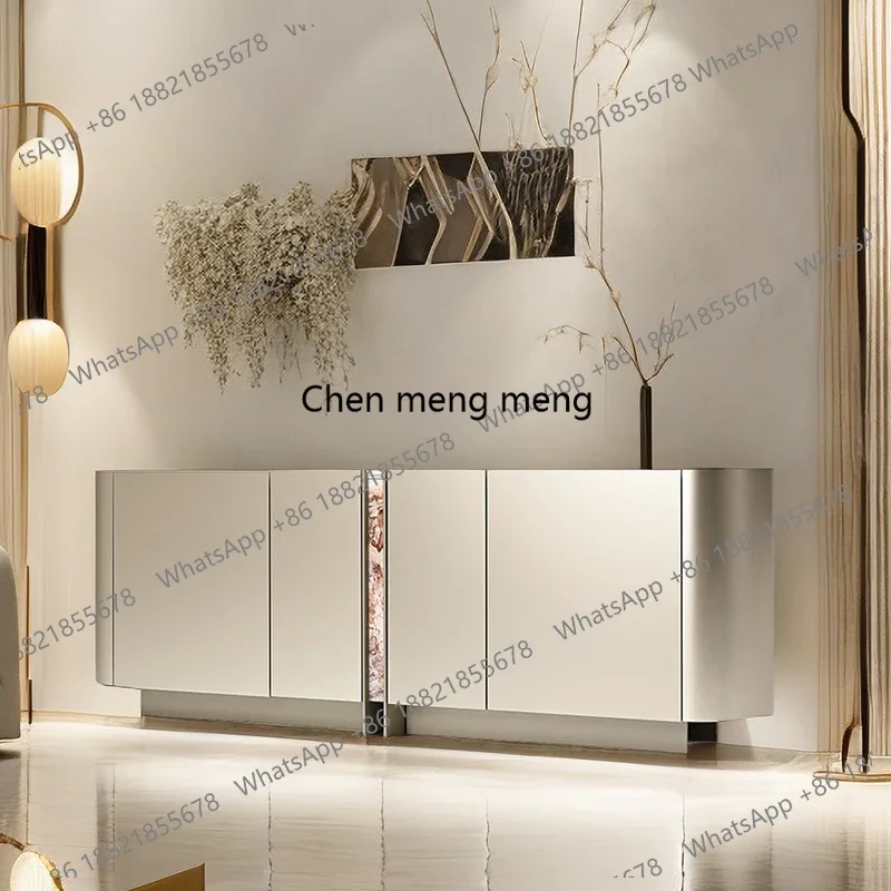 AB03  Home Italian style lacquered rock slab countertops Shoerack Shoe organizer Storage locker living room cabinets shoes cabin