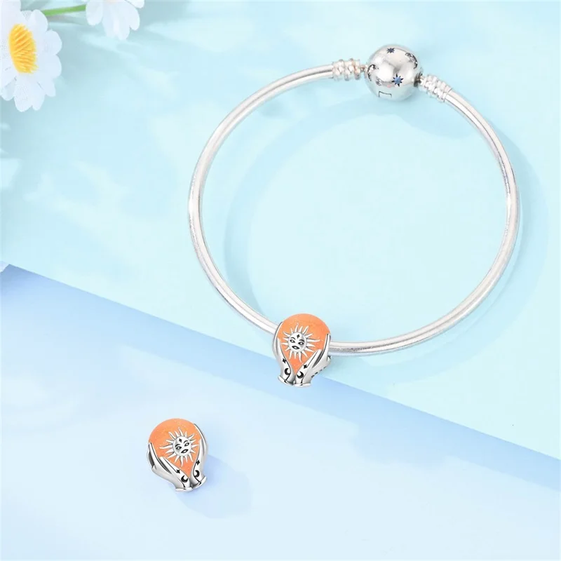 2026 New 925 Sterling Silver Luminous Sun Magic Charms Beads For Women Fit Original Bracelet DIY Birthday Party Jewelry Gifts