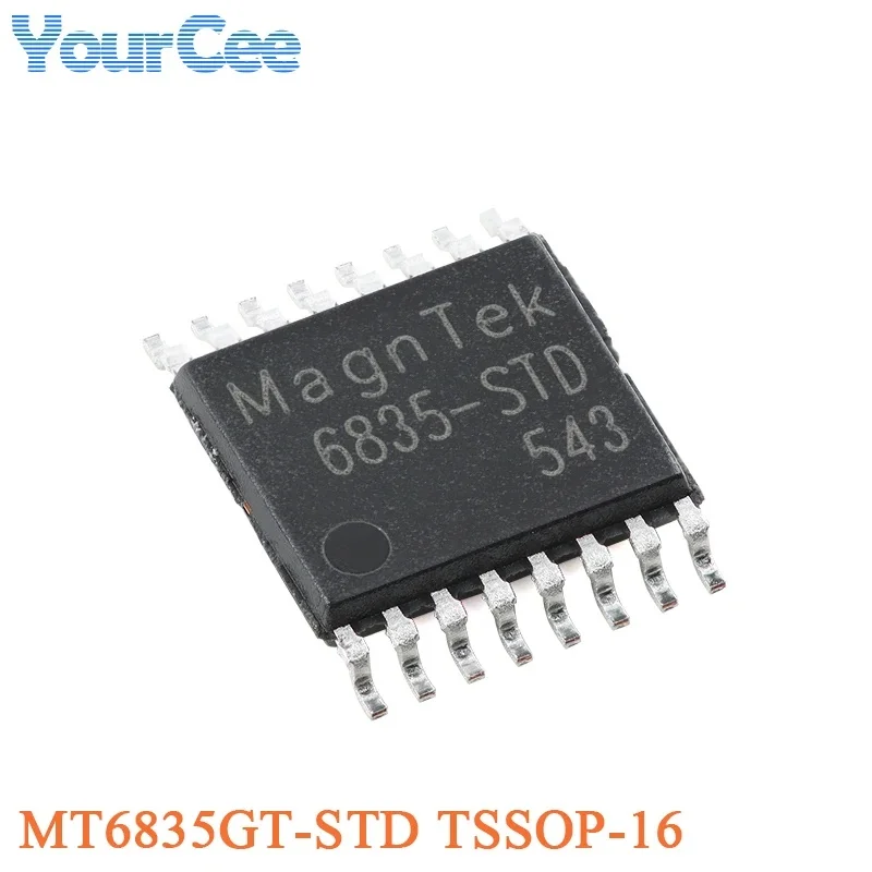 5PCS/1PC MT6701CT MT6701QT MT6835GT MT6825GT MT6816CT MT6826 Magnetic Rotary Position Sensor High-Speed Angle Encoder IC Chip