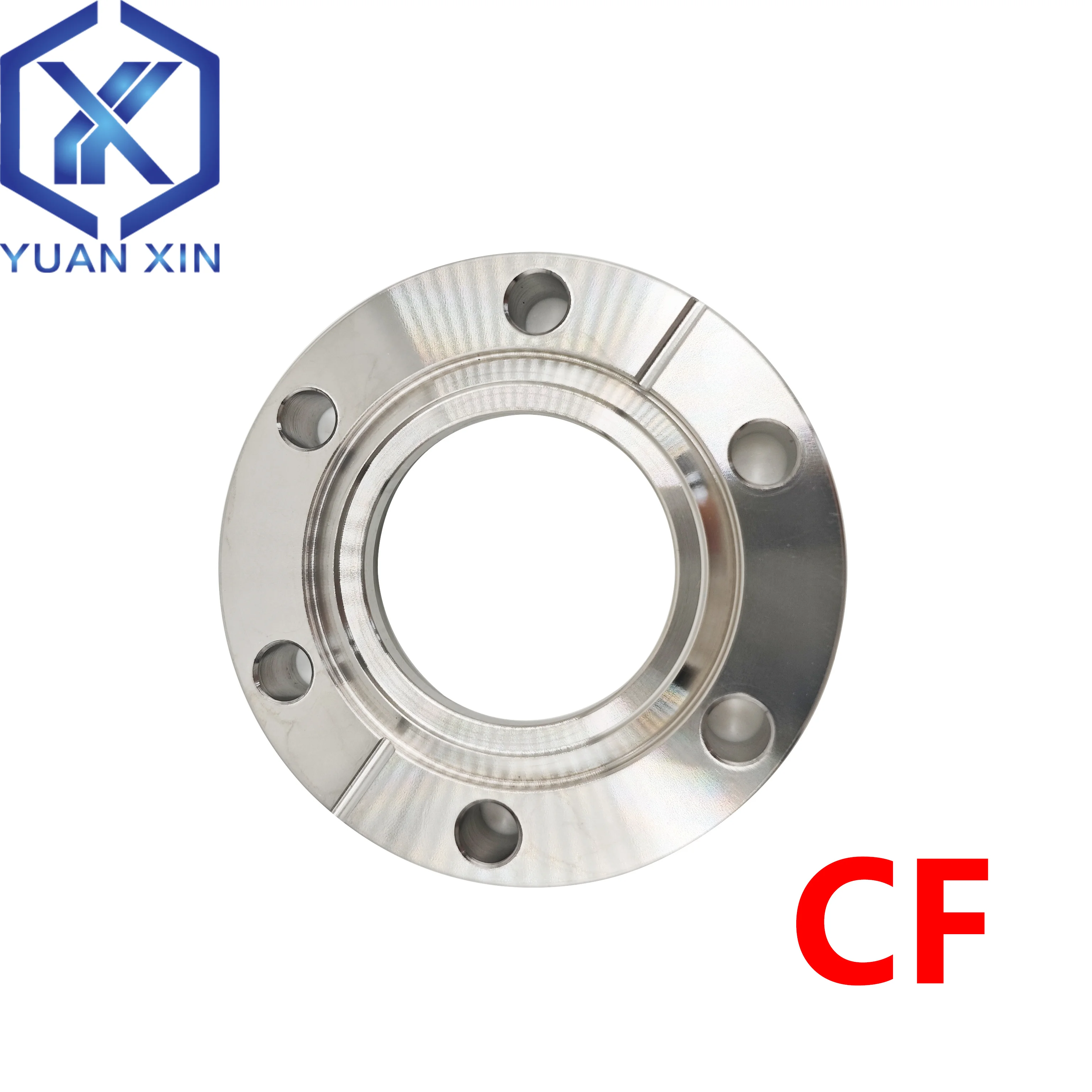 CF high vacuum internal welding flange SS304/316L stainless steel internal welding knife edge flange fixed flange vacuum