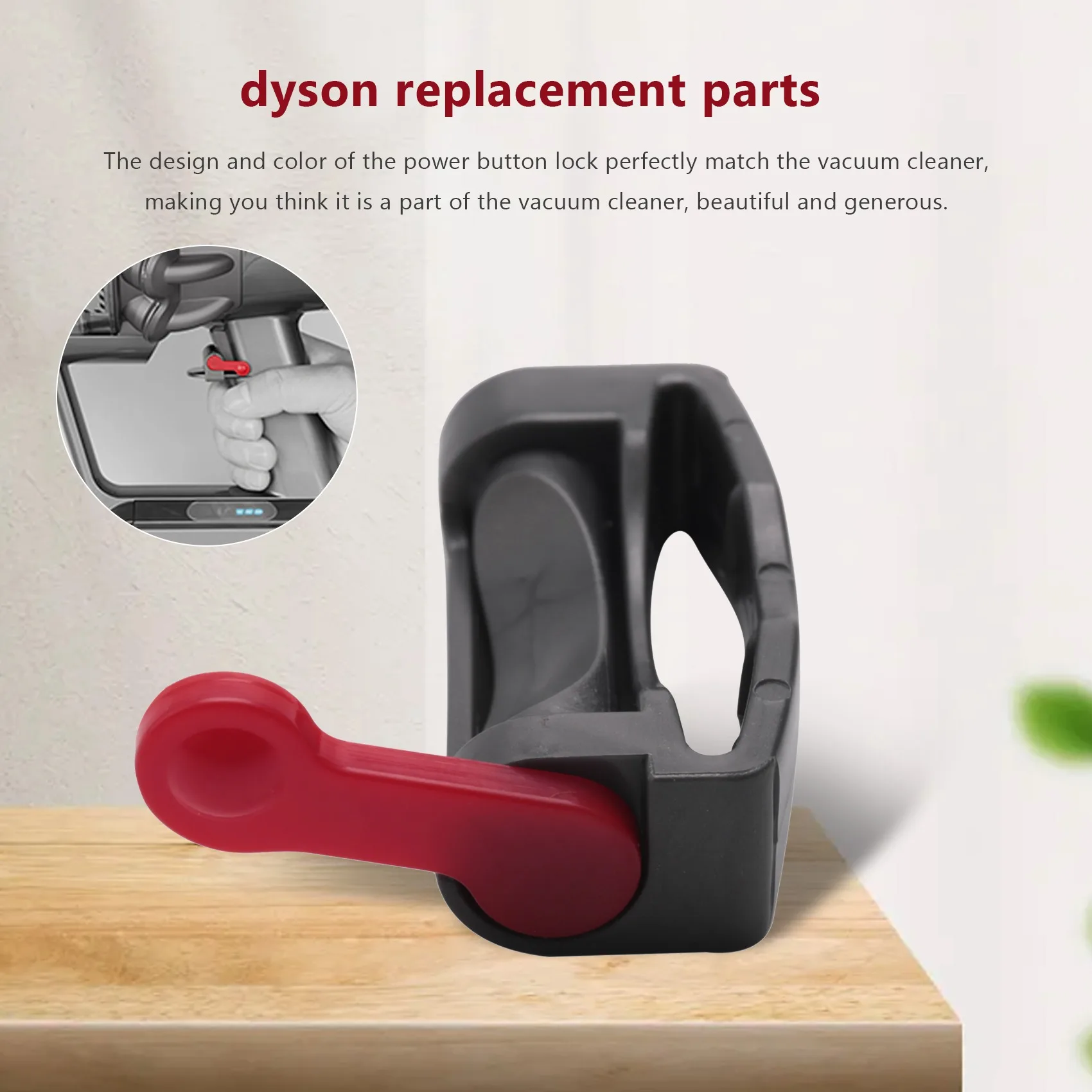 Trigger Lock per Dyson V6 V7 V8 V10 V11 aspirapolvere, accessori per blocco pulsante di alimentazione, libera il tuo dito grigio