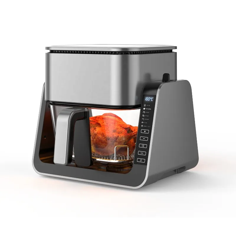 New high-quality 1500-watt power digital air fryer custom flip smart air fryer
