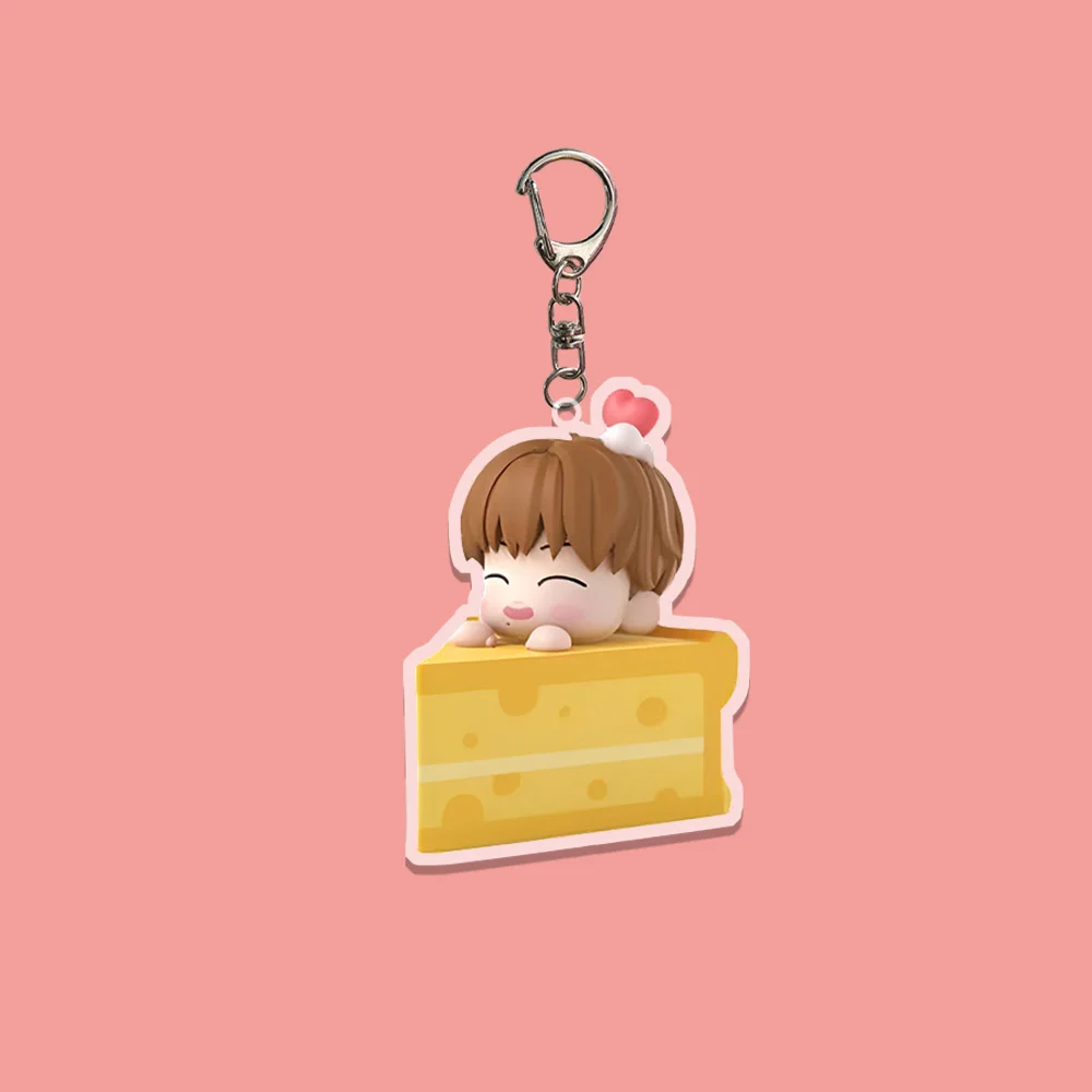 Kpop Idols Renju Jeno Haechan Acrylic Keychain High Quality Cartoon Cute Backpack Pendant Keychain Chenle Jisung Fans Collection