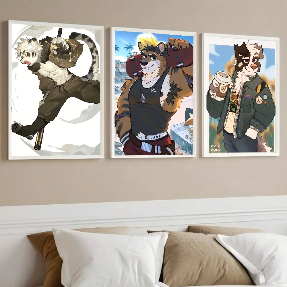 1pc Furry Fandom Poster HD Posters Home Room Bar Cafe Decor Art Wall Painting Picture