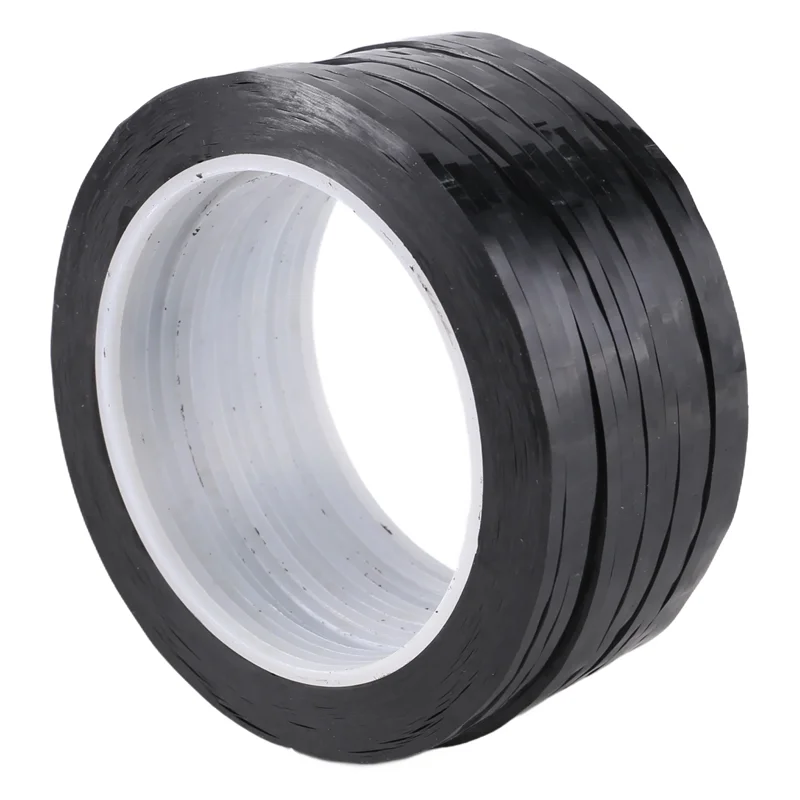 EDT-16 個ホワイトボードグラフィックチャートテープ、ドライイレースボードアートテープ、薄い黒グリッドグラフィックテープ、3 ミリメートル幅、光沢のある黒