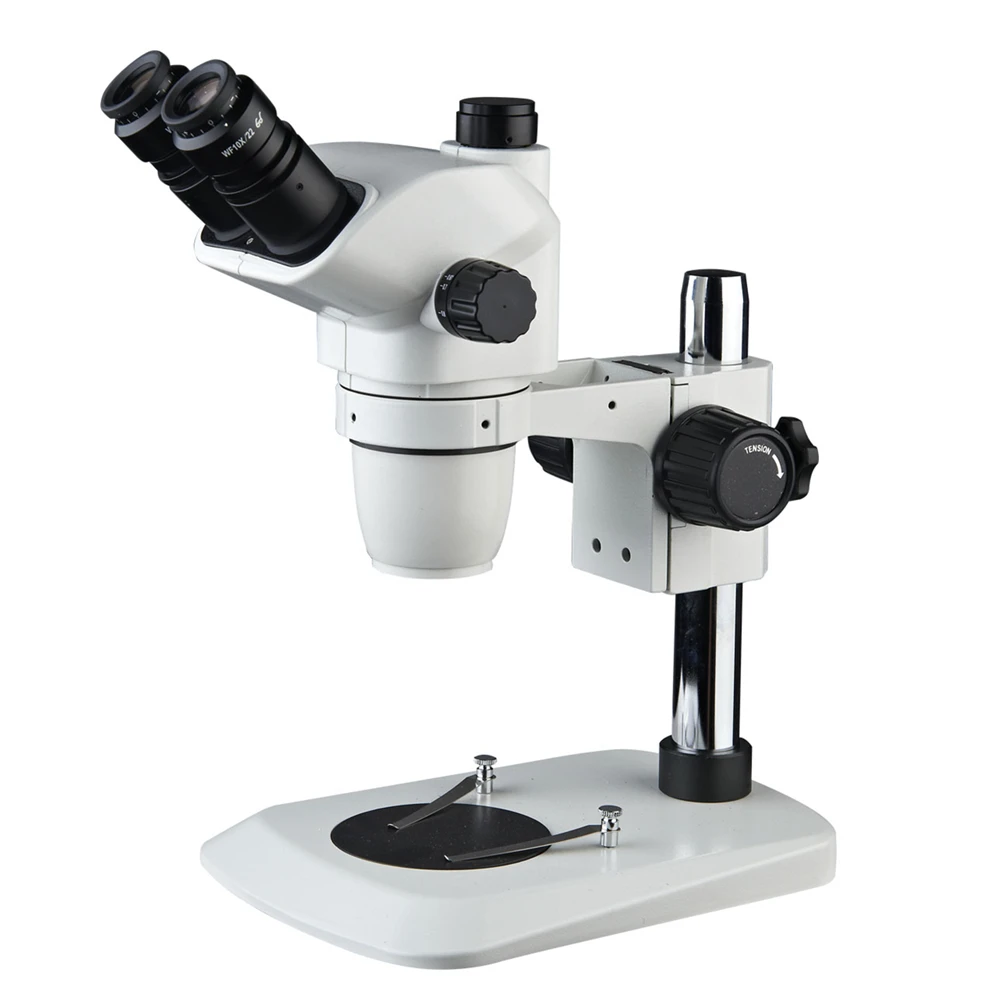 Simul-Focal Trinocular Zoom Stereo Microscope 7X-45X for PCB Inspection Microscopes XSZ6745-B6