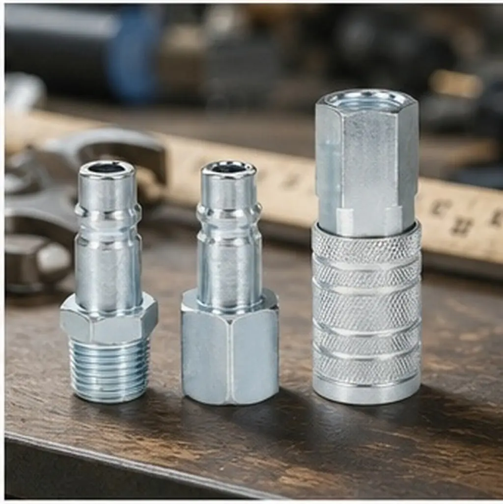 3pcs Quick Connect Iron Straight Barb Fitting for Hose Repair, PEX Plumbing, RV Pipe Connector