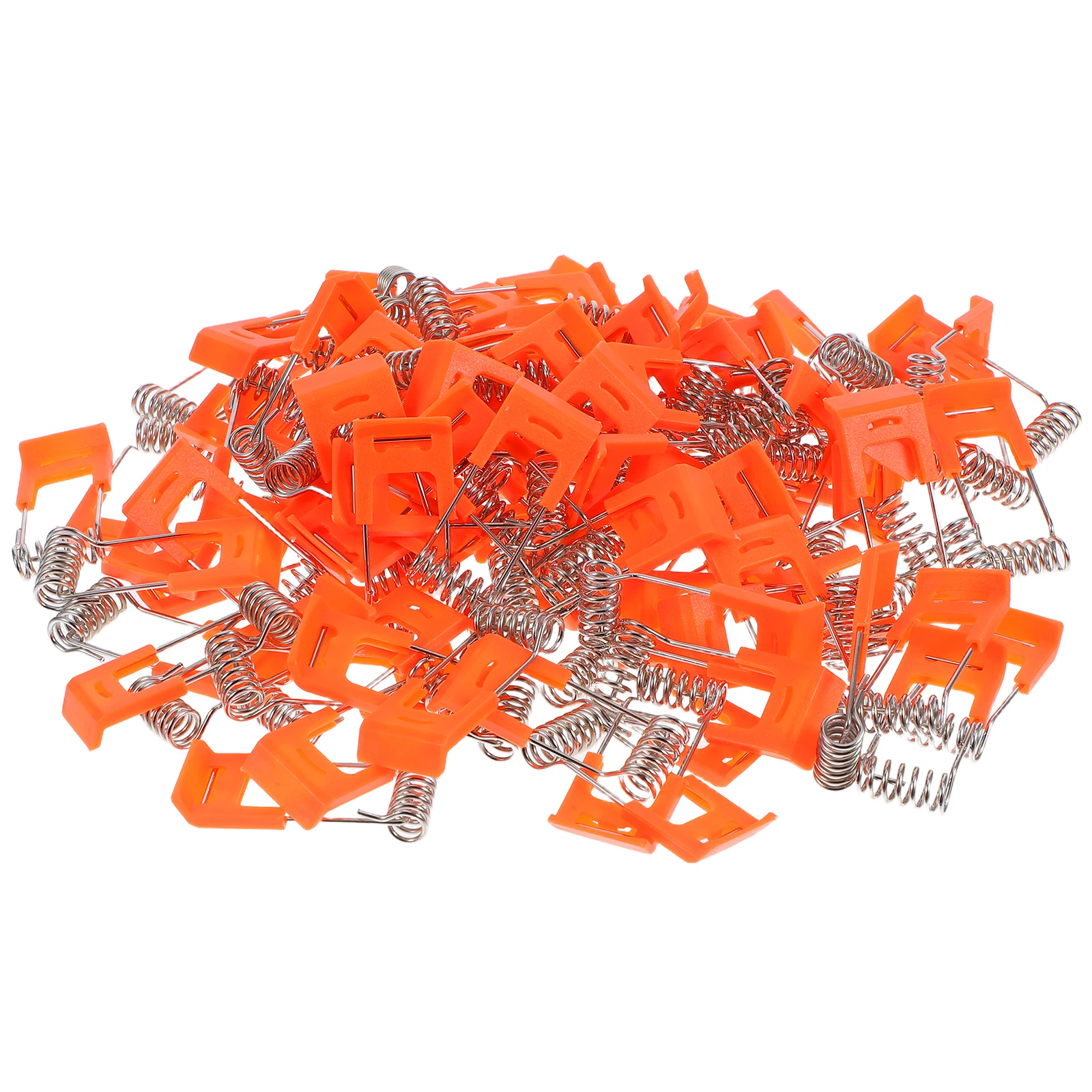 

100pcs Spring Clip Buckle Plastic Downlight Clips for Recessed Ceiling Lights Stable Support Bulk Pack Lighting Accessories