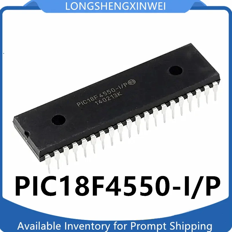 1PCS New PIC18F4550-I/P PIC18F4520 4520 4523 4525 4553 4580 18F4620 -I/P Direct Insertion DIP40 Microcontroller