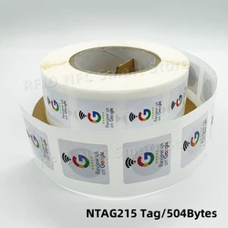 NFC Tags 30mm Waterproof Google Review Stickers 504Bytes NFC215 Chip NFC Tap Review Sticker Review us on Google Sticker