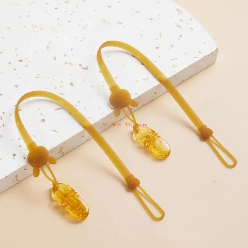 96GC Pacifier Clip Chain Infant Teething Toy Strap Toddlers Dummy Nipple Holder Rope