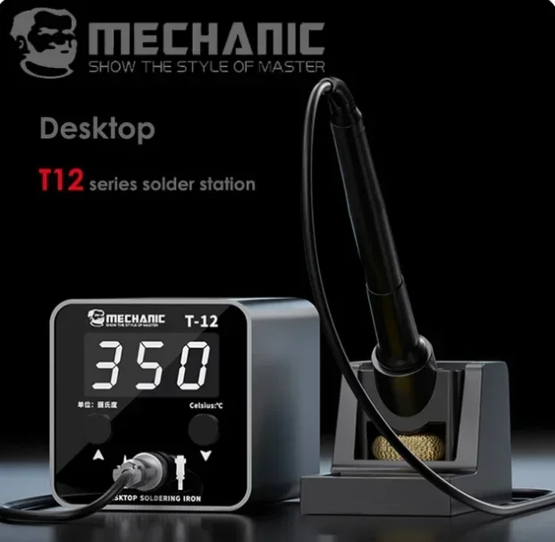 MECHANIC A210 T12 Desktop Intelligent Digital Display Soldering Station for PCB Motherboard Repair Welding Soldering Station