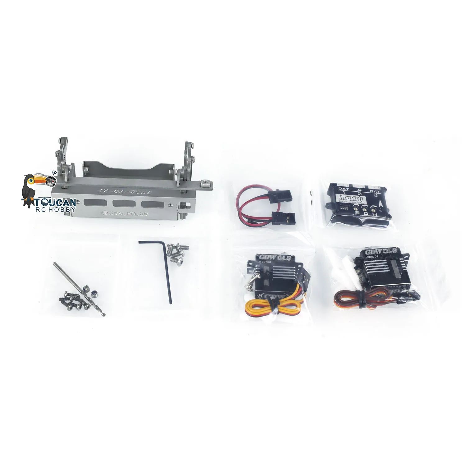 Spare Parts Cab Suspension System for Toys 1/14 SCALECLUB 770S RC Tractor Truck Remote Control Lorry Car Vehicle